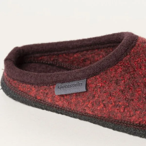 Gottstein Gottstein Walkpantoffel Wool Venture Low, Rot, – Produktbild 3 von 4