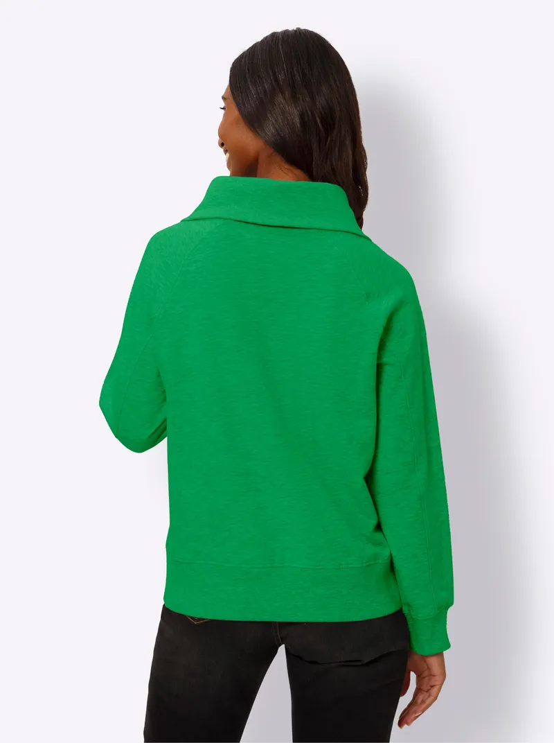 heine Sweatshirt grasgrün, Grasgrün, – Produktbild 2 von 2