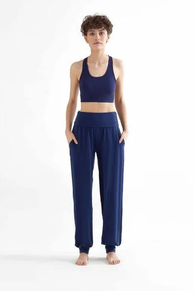 True North True North Damen Yogahose aus Tencel Lyocell T1320, Navy, – Produktbild 4 von 4