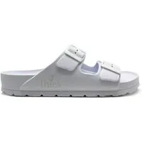 thies Vegane Ecofoam Sandale von thies ® aus recyceltem EVA - Men, White (weiß), – Produktbild 1 von 1