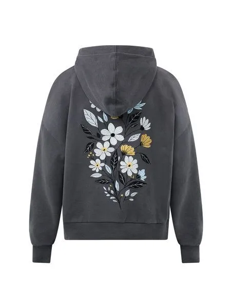 GreenBomb GREENBOMB Hoodie Flower Bouquet Mello, Gravel, – Produktbild 2 von 4