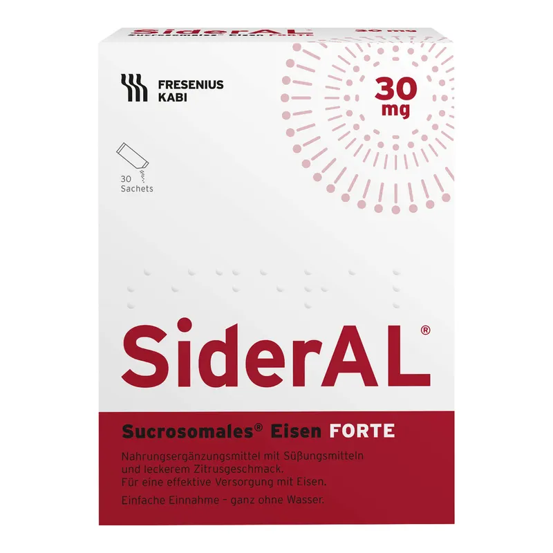 SiderAL SiderAL Eisen FORTE 30 mg Granulat Zitrusfrucht – Produktbild 1 von 1