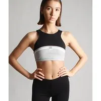 Bodyguard Bodyguard Upcycling Crop Top, Schwarz/graumelange, – Produktbild 5 von 5