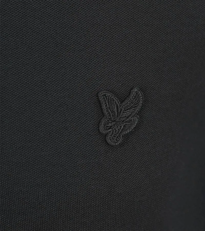 Lyle and Scott Lyle and Scott Tonal Eagle Polo Schwarz - Größe M, Schwarz, – Produktbild 5 von 5