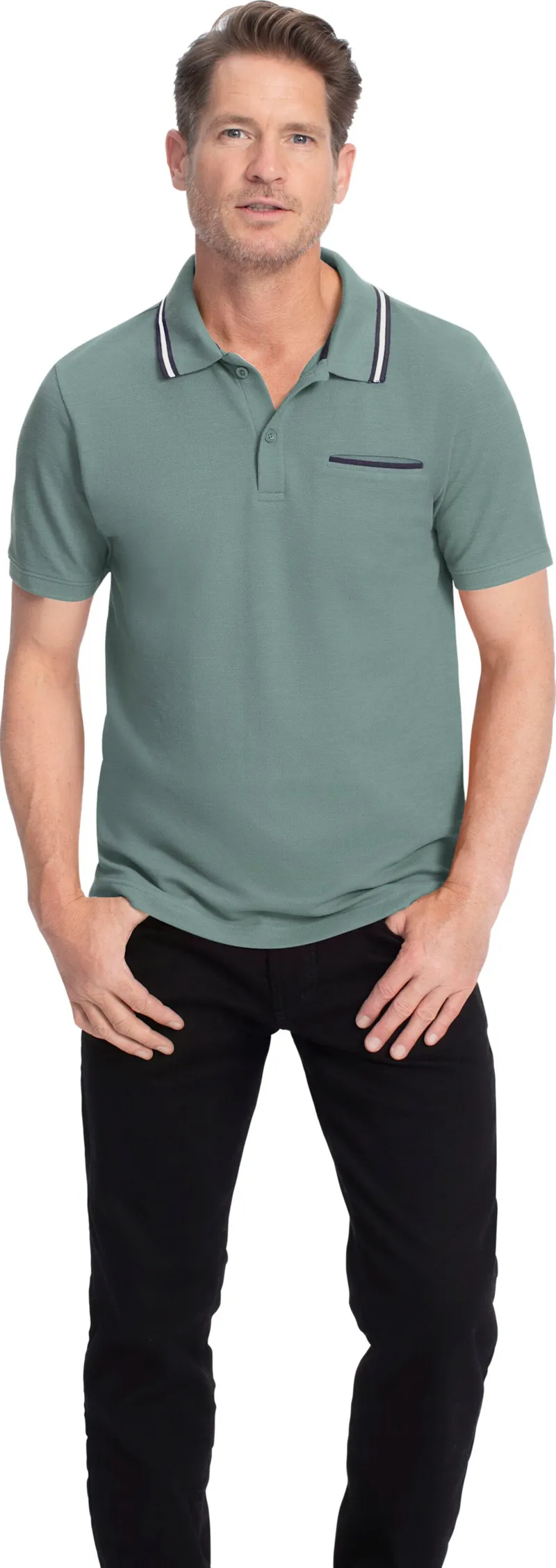 Catamaran Kurzarmshirt jade, Jade, – Produktbild 2 von 2