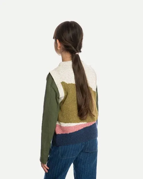 MATONA Matona Pullunder | Wool Tank | aus Wolle und Baumwolle | GOTS-zertifiziert, Horizon multicolor, – Produktbild 2 von 4