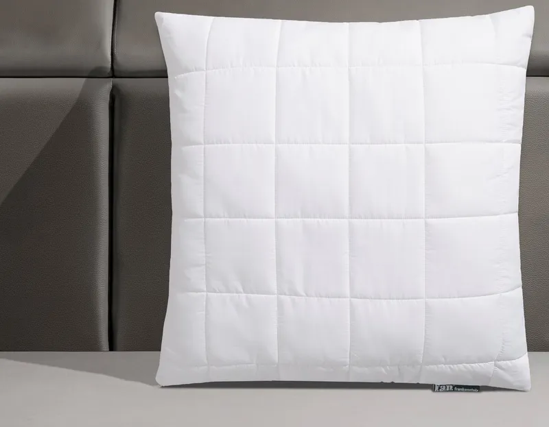 fan Microfaserkissen Komfort Plus, Füllung: 100% Polyester, Bezug: 100% Polyester, leichtes, weiches Kissen, Weiß, – Produktbild 5 von 7