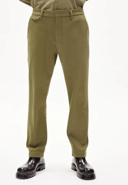 ARMEDANGELS ARMEDANGELS ALVAARO PREMIUM - Herren Chino Hose aus Bio-Baumwoll Mix, Oliva, – Produktbild 1 von 4