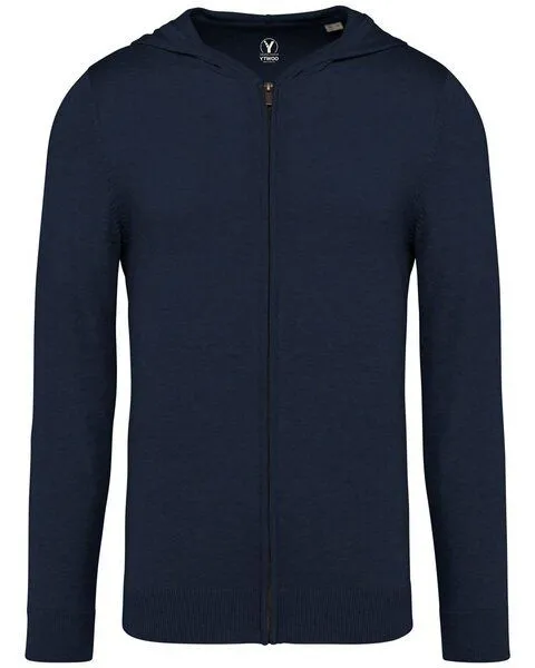 YTWOO YTWOO Herren-Kapuzenjacke mit Lyocell-TENCEL, Navy, – Produktbild 1 von 2