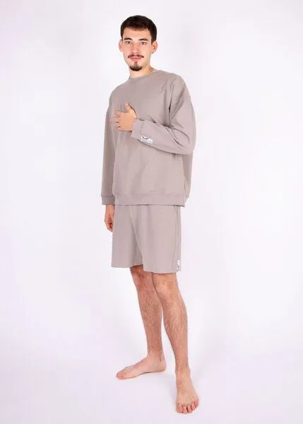 ÆVRIL ÆVRIL Unisex Sweatshirt // Dolphin Grey // Bio-Baumwolle – Produktbild 2 von 4