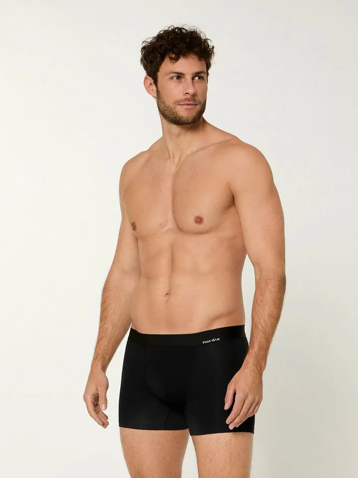 Nur Die Retro Pants Boxer Bambus (4-St) Männer Multipack Mehrpack, Schwarz, – Produktbild 2 von 5