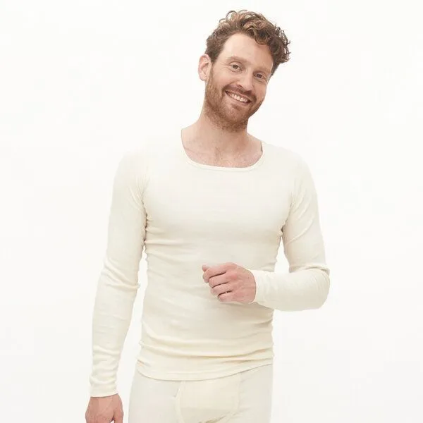 Living Crafts Living Crafts Langarm-Shirt - JOHAN, Natural, – Produktbild 1 von 2