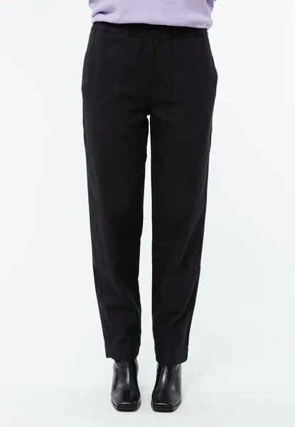 Givn Berlin Flanellhose Modell: Helena, Anthracite, – Produktbild 3 von 5