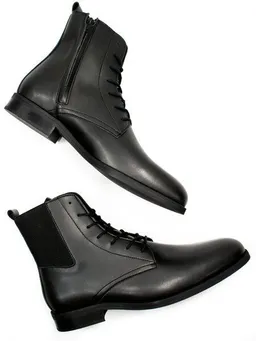 Will's Vegan Shop Will's Vegan Shop Elegante Stiefel Mit Schmaler Sohle Schwarz Herren – Produktbild 1 von 1