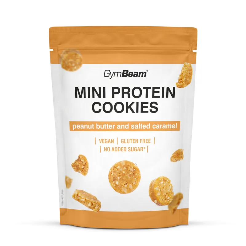 GymBeam Food GymBeam Mini Protein Cookies 100 g Erdnussbutter gesalzenes Karamell – Produktbild 1 von 1