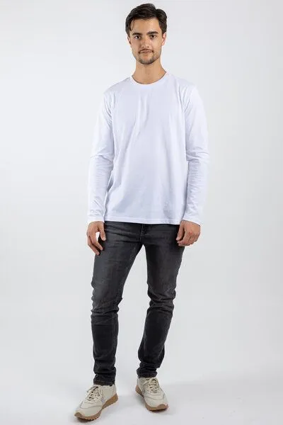 TORLAND TORLAND Herren Longsleeve SHUFFLER, Weiß, – Produktbild 3 von 4