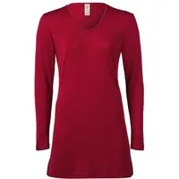 Engel natur Engel natur Damen Long-Schlaf-Shirt langarm Bio-Schurwolle/Seide, Malve, – Produktbild 1 von 1
