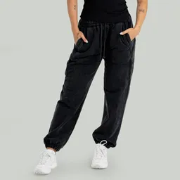 GymBeam OG1 STRIX Jogginghose für Frauen in Washed Black S – Produktbild 1 von 1