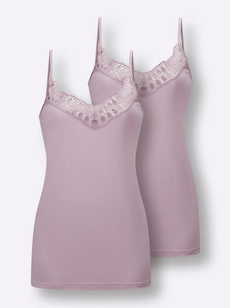 wäschepur Trägerhemd, Mauve, – Produktbild 1 von 2