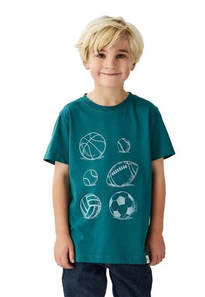 Band of Rascals Band of Rascals Balls T-Shirt, Petrol, – Produktbild 1 von 4
