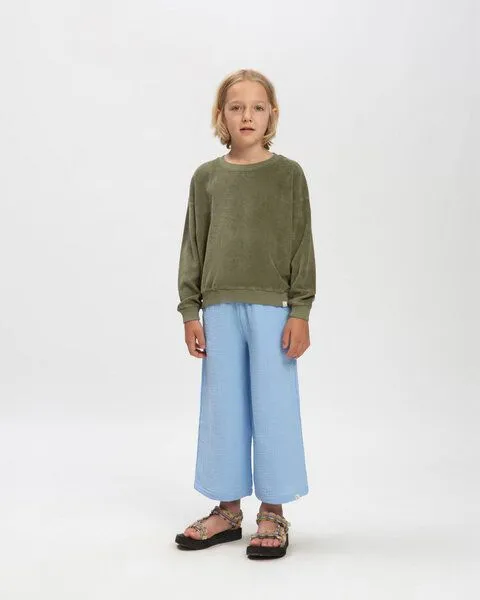 MATONA Matona Lockere Musselinhose für Kinder / Lounge Pants, Powder blue, – Produktbild 3 von 4