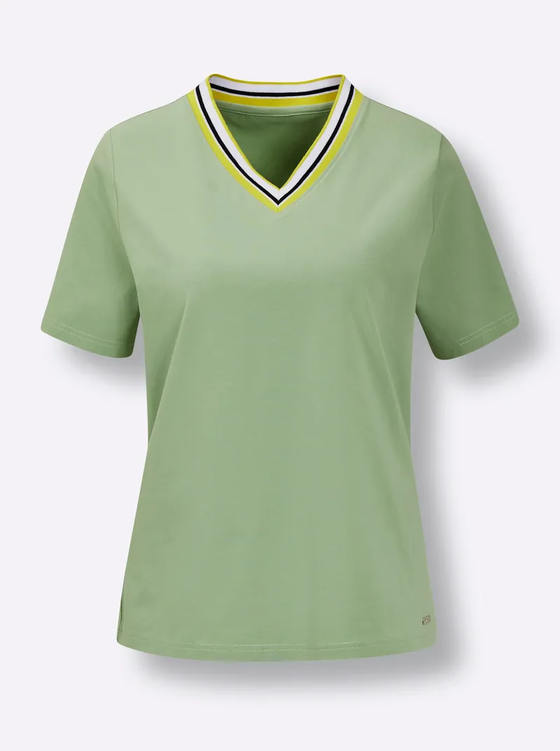 feel good Shirt eucalyptus, Eucalyptus, – Produktbild 1 von 2