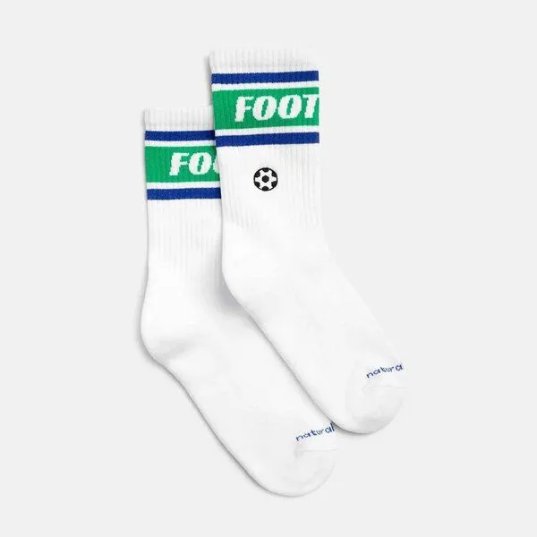 Natural Vibes Natural Vibes Football Socken | Bio GOTS | Tennissocken Fußball | Herren Damen Socken | Unisex – Produktbild 1 von 3