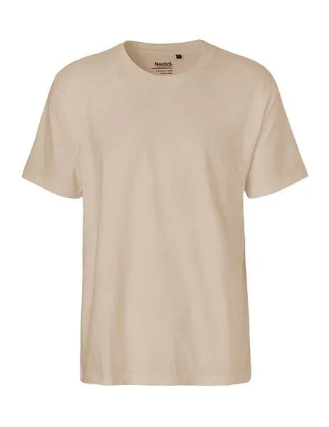 Neutral Neutral® Herren / Unisex T-Shirt von Neutral Bio Baumwolle Stabiler dicker Stoff, Sand, – Produktbild 2 von 4