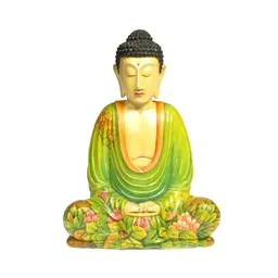 Just Be Just Be Holzbuddha handbemalt mit Naturmotiven – Produktbild 1 von 1