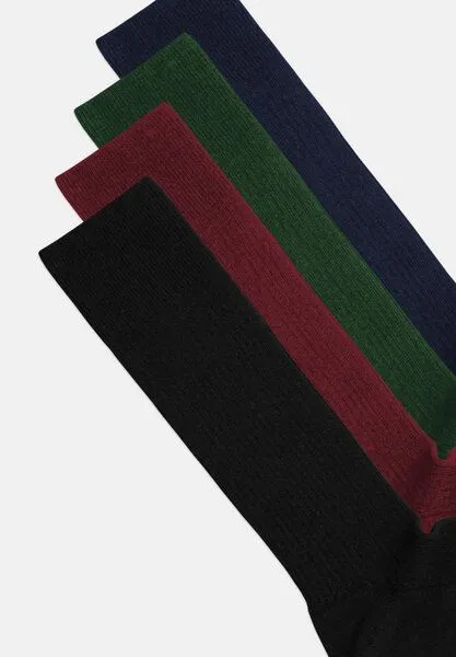 DillySocks DillySocks Socken „Premium Ribbed Collection“, Dark navy - forest green - wine red - night black, – Produktbild 2 von 4