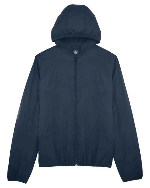 University of Soul University of Soul Unisex Windjacke aus recyceltem Polyester "Gismo", Marineblau, – Produktbild 1 von 2