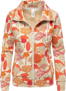 ragwear ragwear Sweatjacke Ronette Print Zip-Jacke mit Allover-Print und hohem Kragen – Produktbild 1 von 1