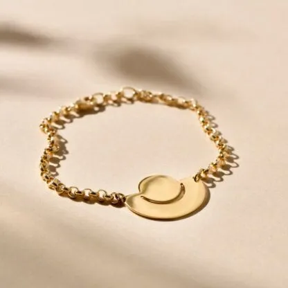 macimo macimo Armband Fenland, vergoldet, Gold, – Produktbild 2 von 3