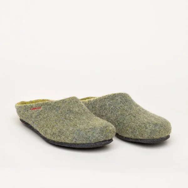 Magicfelt Magicfelt Filz-Hausschuh 709 aus 100% Merino-Wolle für Damen & Herren, Gelb, – Produktbild 2 von 6