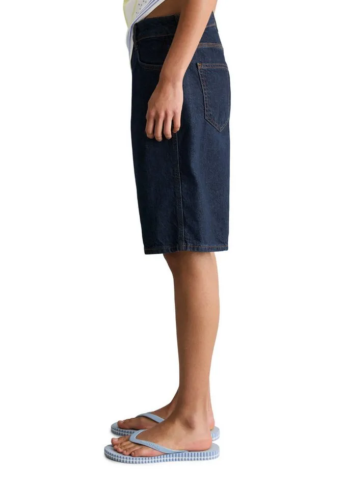Marc O'Polo DENIM Shorts aus Rigid Denim ohne Elasthan, Blau, – Produktbild 2 von 5