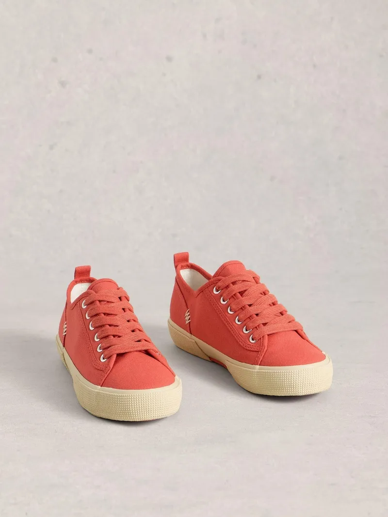 White Stuff Stoffsneaker Pippa - 37, Mittelkoralle, – Produktbild 2 von 4