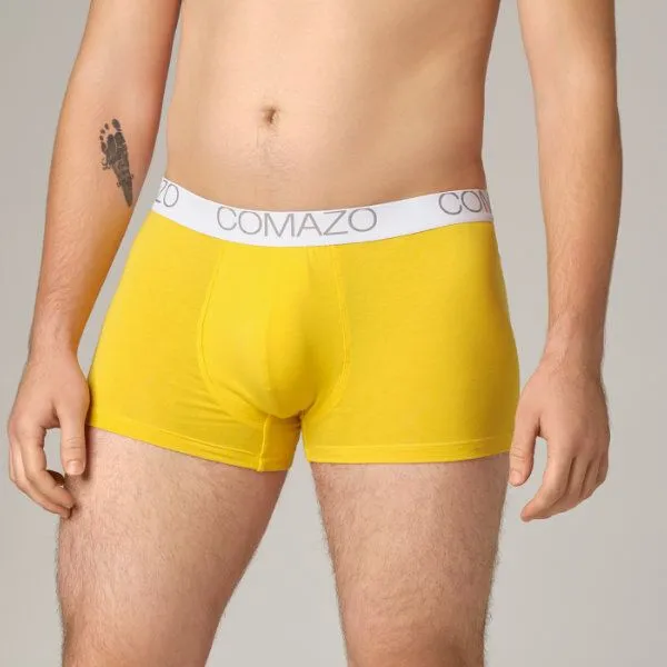 comazo|earth comazo|earth Fairtrade Single Jersey Pants | GOTS zertifiziert, Gelb, – Produktbild 1 von 4