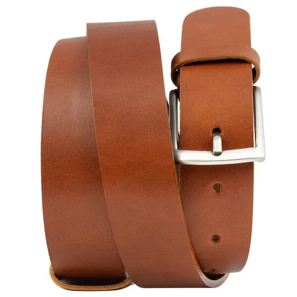 Simaru Simaru Ledergürtel Buenos Aires 35mm / Leder pflanzlich gegerbt, Hellbraun, – Produktbild 3 von 4