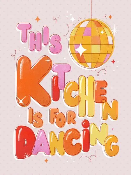 Photocircle Photocircle Poster / Leinwandbild - This Kitchen Is For Dancing – Produktbild 1 von 4