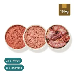 haustierkost.de haustierkost.de Schlemmer Paket HUND Frostfutter 19 kg – Produktbild 1 von 1