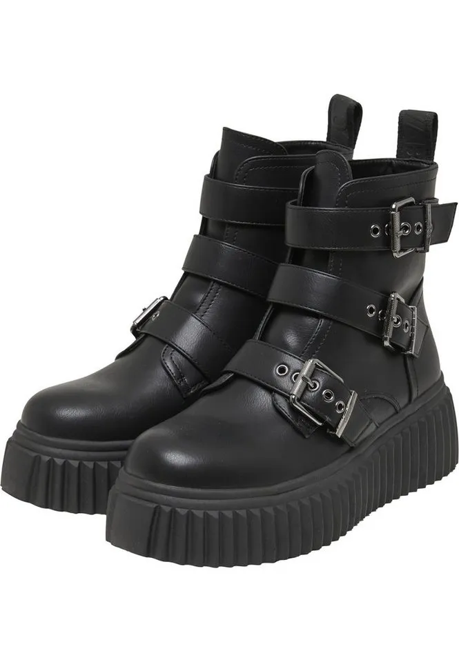 Buffalo Buffalo ZAFIR BIKER BUCKLE - VEGAN NAPPA Stiefel, Schwarz, – Produktbild 1 von 5