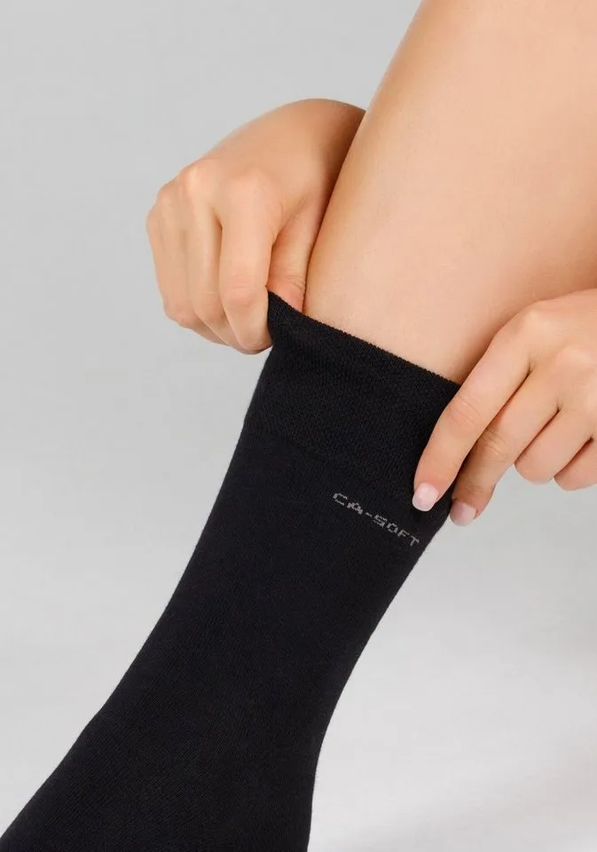 CAMANO CAMANO Socken bamboo 4er Pack, Schwarz, – Produktbild 4 von 5