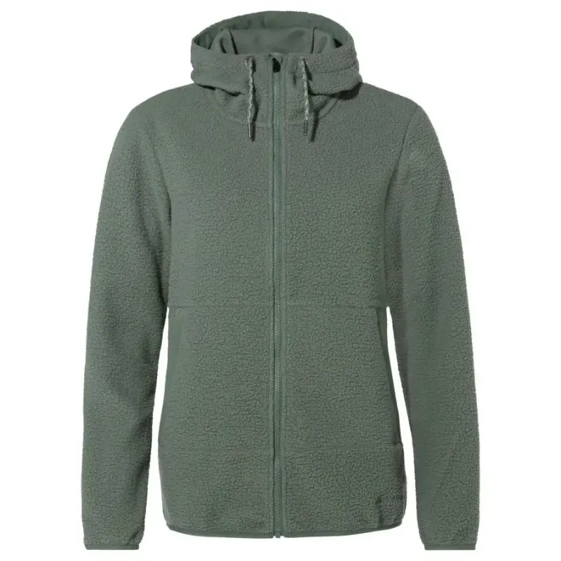 Vaude Fleece mit Kapuze und Reißverschluss, Damen VAUDE Manukau II, Vert, – Produktbild 1 von 1