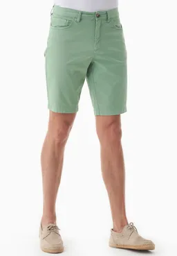 ORGANICATION ORGANICATION Herren vegan Shorts Regular-Fit Matcha Grün – Produktbild 1 von 1