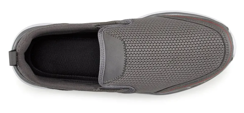 AUTHENTIC LE JOGGER AUTHENTIC LE JOGGER Slipper, Halbschuhe, Freizeitschuhe, Turnschuh, Slip-On-Sneaker Sneaker zum Reinschlüpfen Unisex VEGAN, Grau, – Produktbild 4 von 5