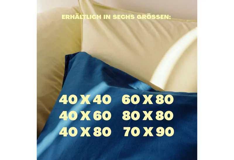 Schlafgut Schlafgut Kissenbezug EASY JERSEY Kissenhülle 100% Baumwolle, weicher Edel-Jersey, bügelfrei, (1 Stück), mit farblich angepasstem Reißverschluss, pflegeleicht, formstabil, Lila, – Produktbild 4 von 5