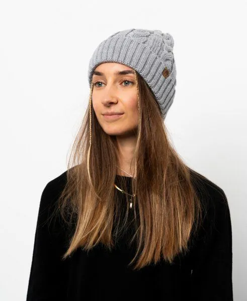 Kopyto Kopyto SCHAFE - Mütze aus 100% RWS Merinowolle RWS Mulesingfrei, Unisex, Hellgrau, – Produktbild 1 von 2