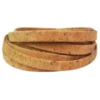 Kork Deko Kork-Deko Band aus Kork-Stoff | flach 10 mm | Korkschnur zum Basteln, Nähen, DIY – Produktbild 1 von 1