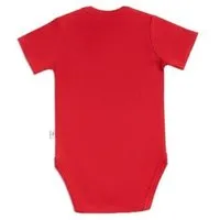 Leela Cotton 1er bis 6er Pack Baby kurzarm Body aus Bio-Baumwolle Rippjersey "Leela Cotton", Ziegelrot, – Produktbild 1 von 1