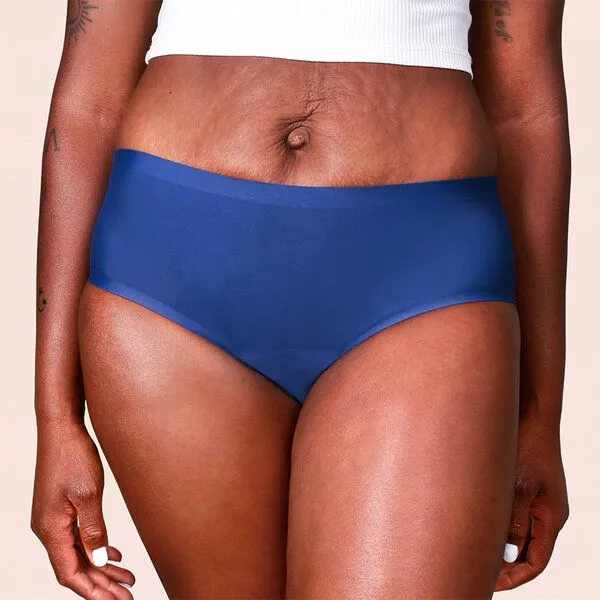 Taynie Mittelstarke Periodenunterwäsche Nahtlos Biozidfrei 60°C Taynie Seamless, Darkblue, – Produktbild 1 von 4